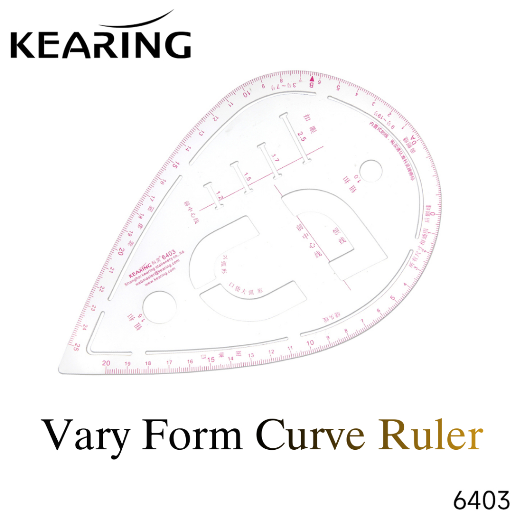 Kearing 6403 Plastic Vary Form Curve Ruler ไม้บรรทัดโค้งอเนกประสงค์ ...