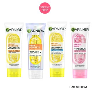 แท้/ส่งไว Garnier Bright Complete โฟมล้างหน้า การ์นิเย่ ล้างหน้า ทำความสะอาดหน้า