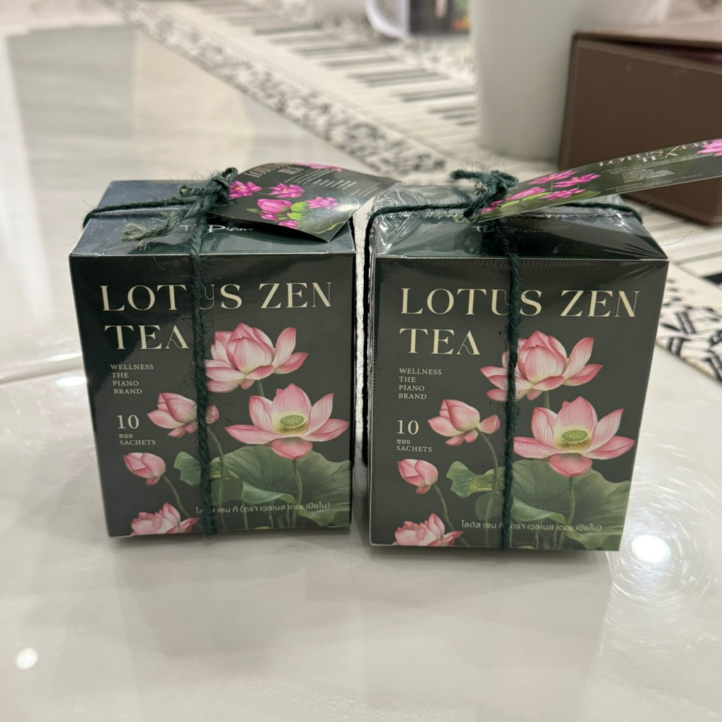 (พร้อมส่ง) Wellness the piano Lotus Zen tea โลตัส เซน ที เครื่องดื่มชา ...