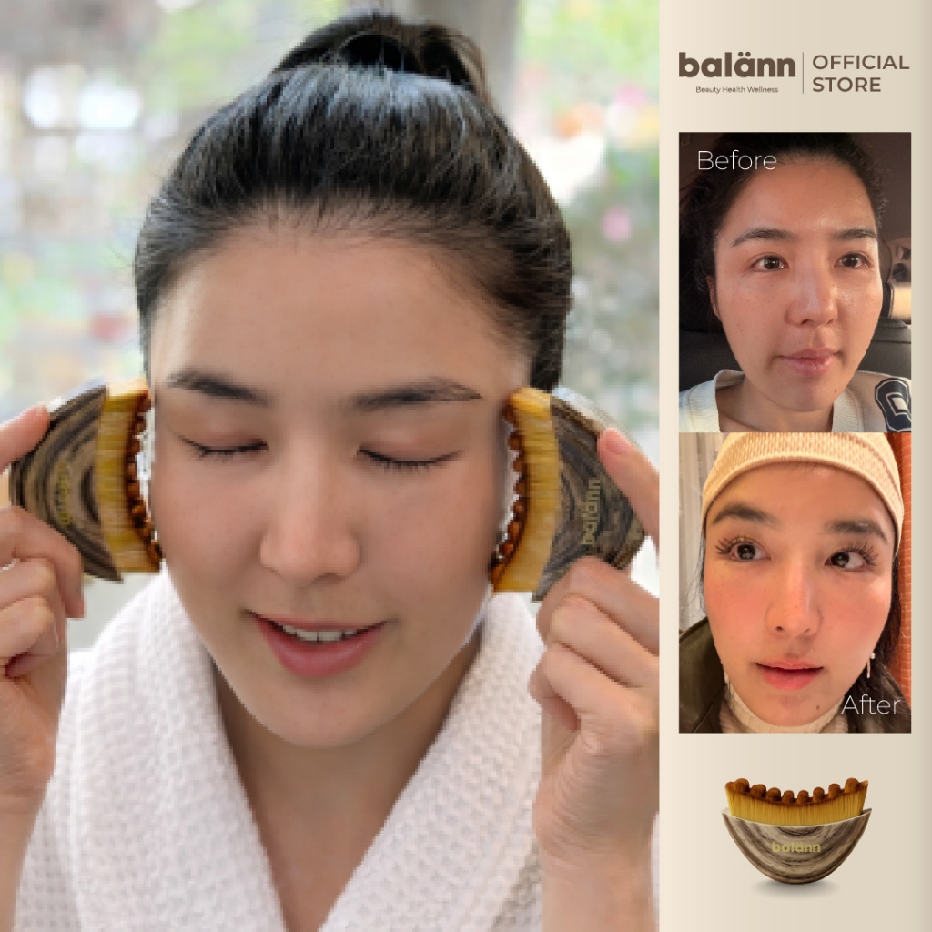 (เซทคู่ 2 ชิ้น) balann แปรงไล่น้ำเหลือง Lymphatic Brush โดย Certified ...