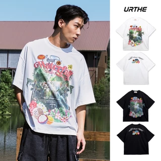URTHE - เสื้อยืด สกรีนลาย รุ่น WATERFALL TEE - Col. ROLLOR KLUB BAAN HOUSE