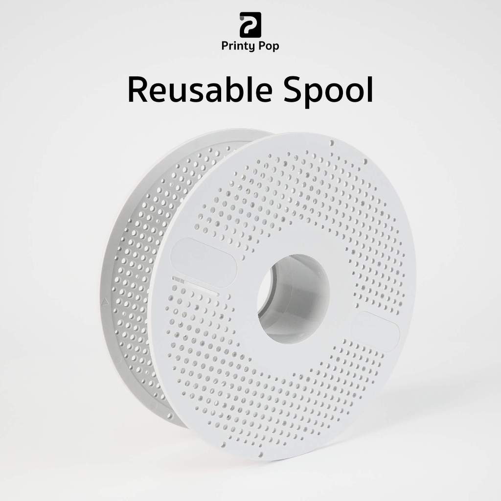 Printy Pop Reusable Spool – Heat Resistant / Easy Swap / AMS Compatible ...