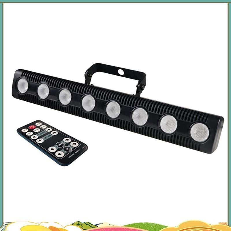 8 LED RGBW 4INDJ Disco Party Par Stage Light DMX โคมไฟล้างผนัง ffect สําหรับ Dance Bar วันหยุดตกแต่ง
