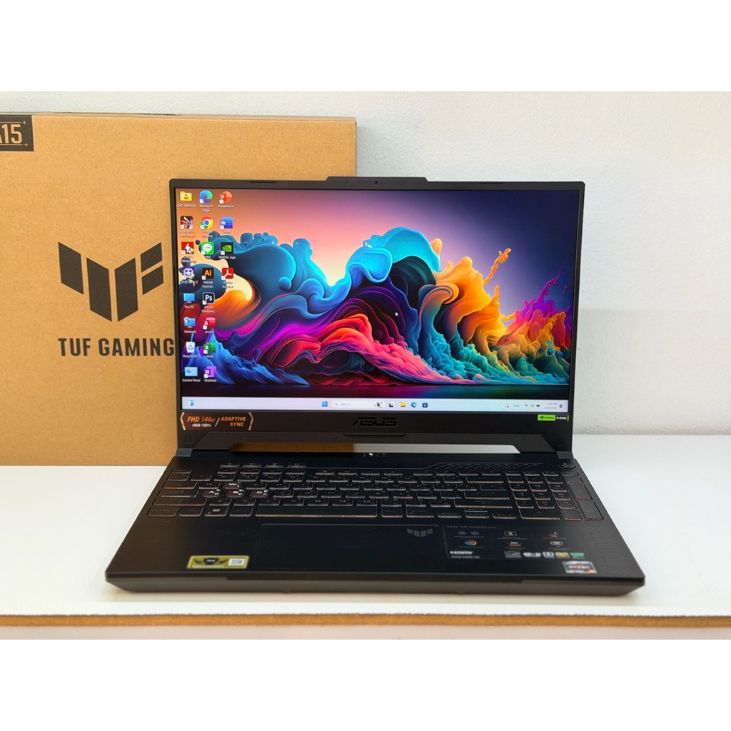 NOTEBOOK ASUS TUF GAMING A15 FA507NU ryzen 5 7535HS Ram 16gb d5 vga RTX ...