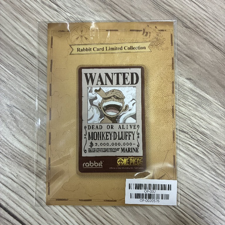 (ส่งของทุกวัน) Rabbit Card บัตรแรบบิท ONE PIECE วันพีช | Shopee Thailand