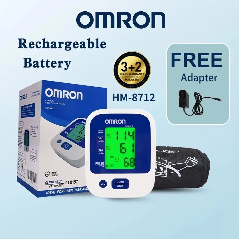 OMRON HEM-8712 เครื่องวัดความดันอัตโนมัติ