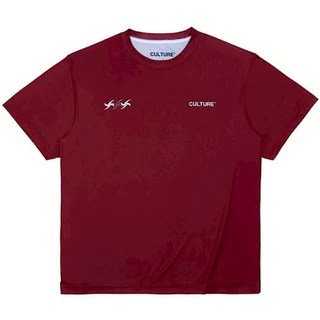 Culture Running Club Running Shirt 002 Burgundy