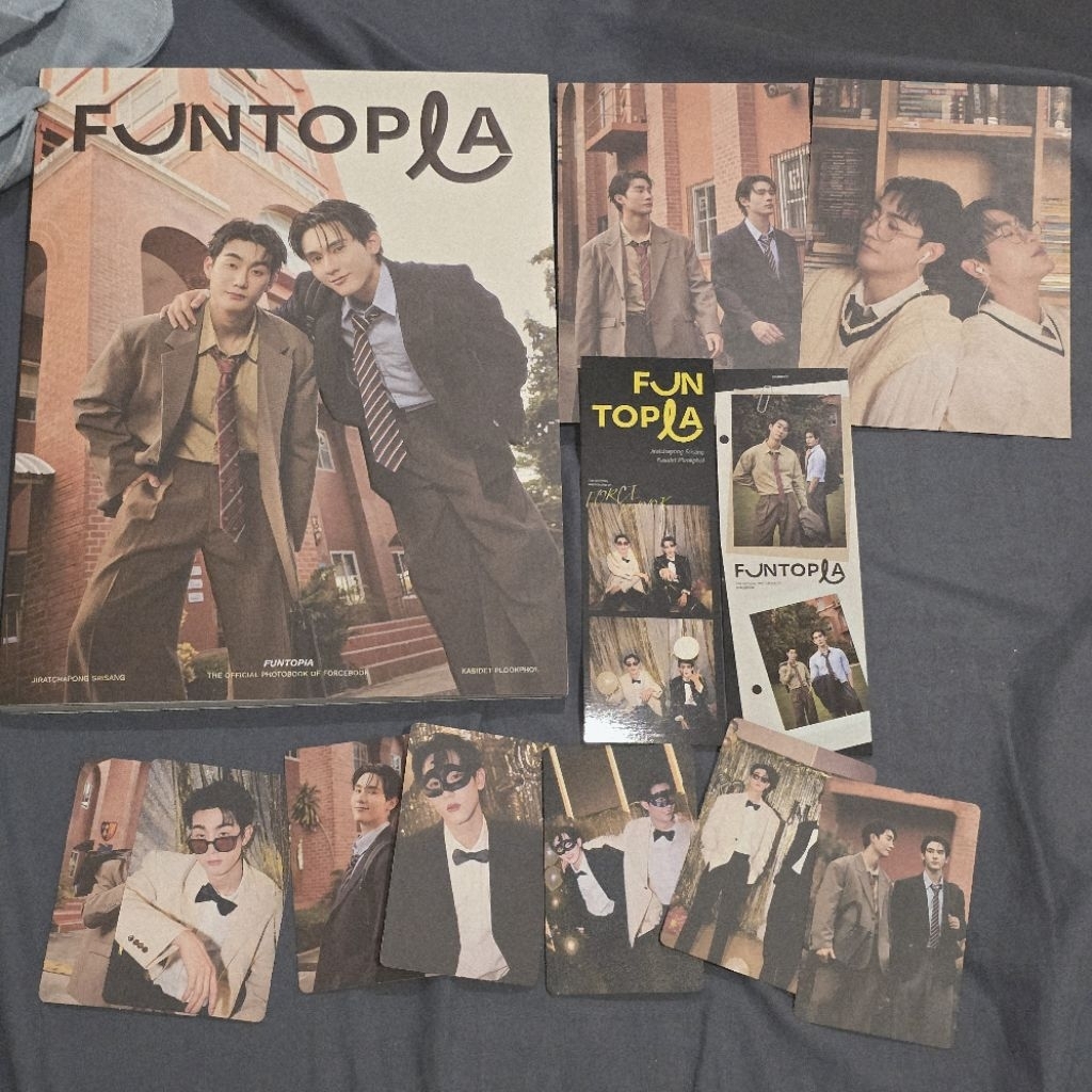 ForceBook Funtopia Fancon Photobook mini Photoset Random Card ฟอส