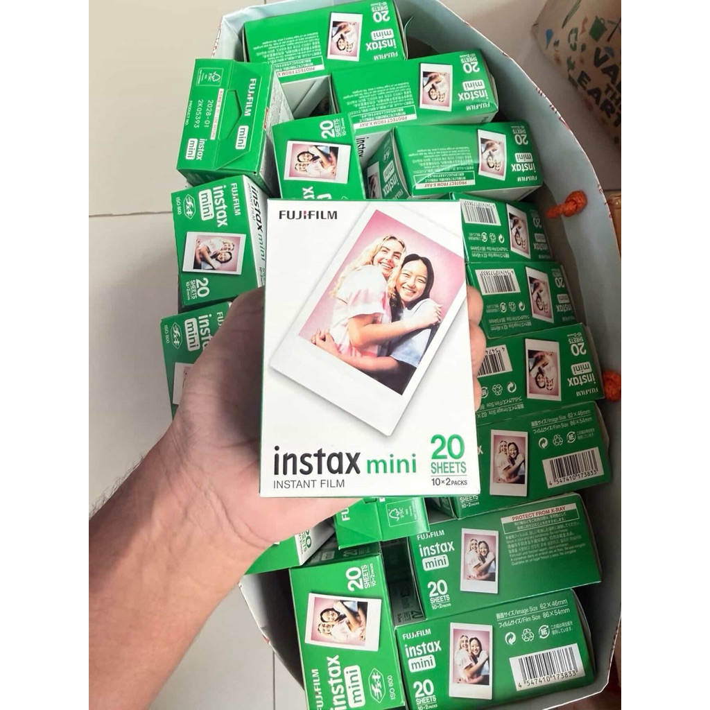 ฟิล์ม Fujifilm Instax Mini ขอบขาว 10 หรือ 20 แผ่น สำหรับกล้อง Instax ...
