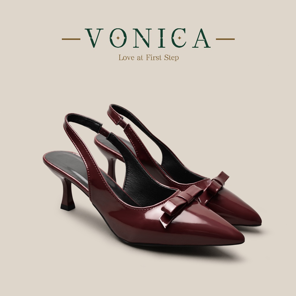 VONICA รองเท้าแตะผู้หญิง ส้นสูง 2 นิ้ว รองเท้าส้นเข็ม รองเท้าส้นสูงสี ...