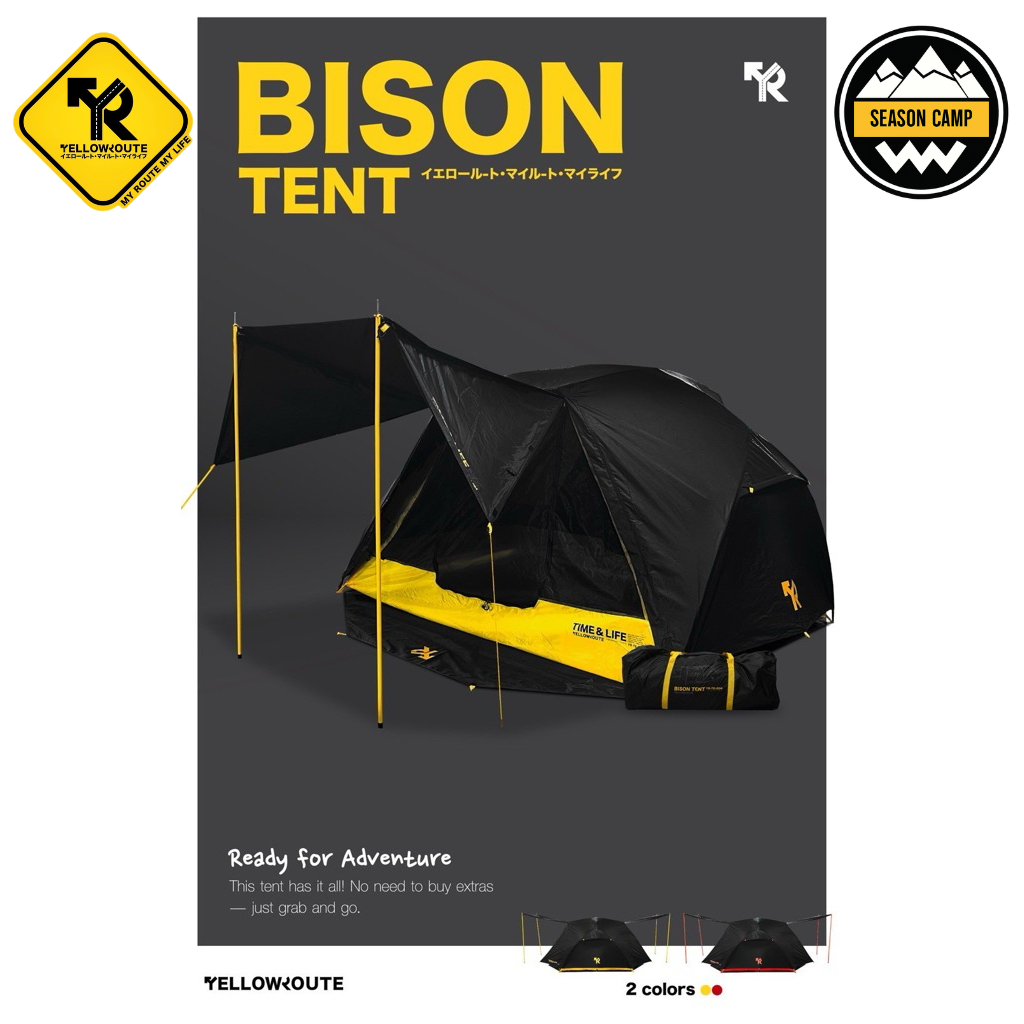 YellowRoute YR Bison Tent 2P | Shopee Thailand