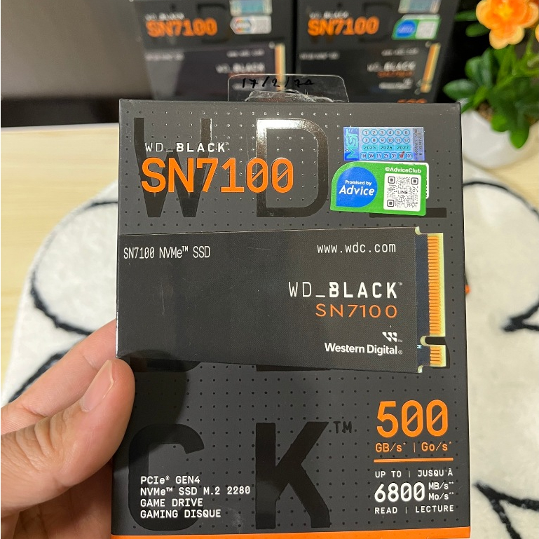 Lexar NM710 / WD BLACK SN7100 500G 1TB SSD M.2 NVMe PCIe Gen4x4 2280 PC/Notebook New ประกัน 5ปี (อ่านรายละเอียดก่อนซื้อ)