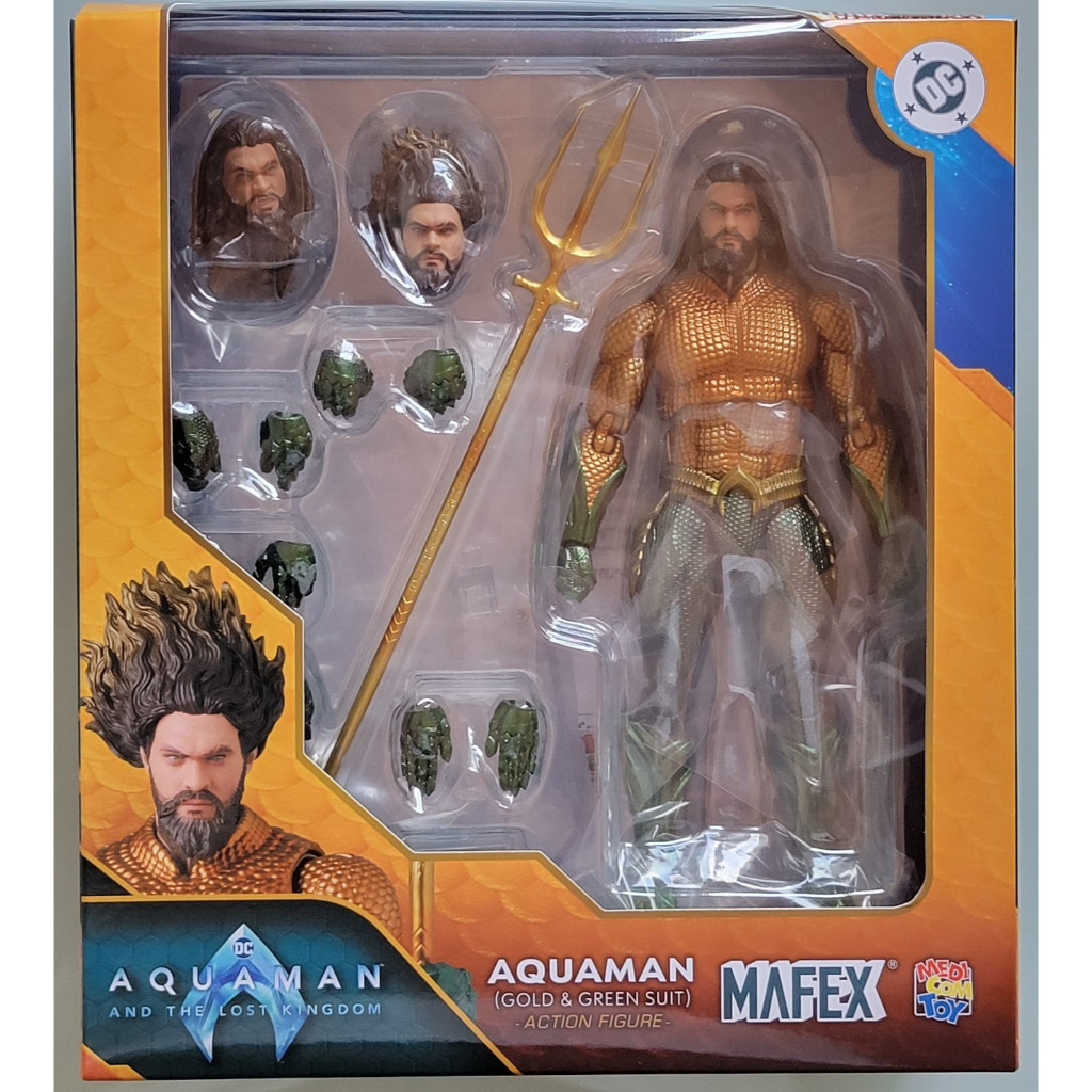 Mafex No.267 AQUAMAN (GOLD & GREEN SUIT) | Shopee Thailand