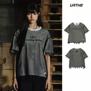 URTHE - เสื้อยืด เสื้อตาข่าย Oversize รุ่น INSENSITIVE T-SHIRT - Col. OZDE UNTITLED