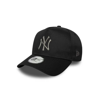 หมวกแก๊ป New Era รุ่น New York Yankees Metallic Black 9Forty E-Frame Cap