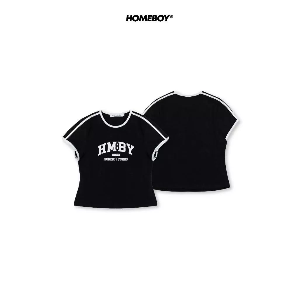 HOMEBOY เสื้อBABYTEE HB.SOCIETY คอตตอนสแปนเด็กซ์ ใส่ได้ทุกวัน