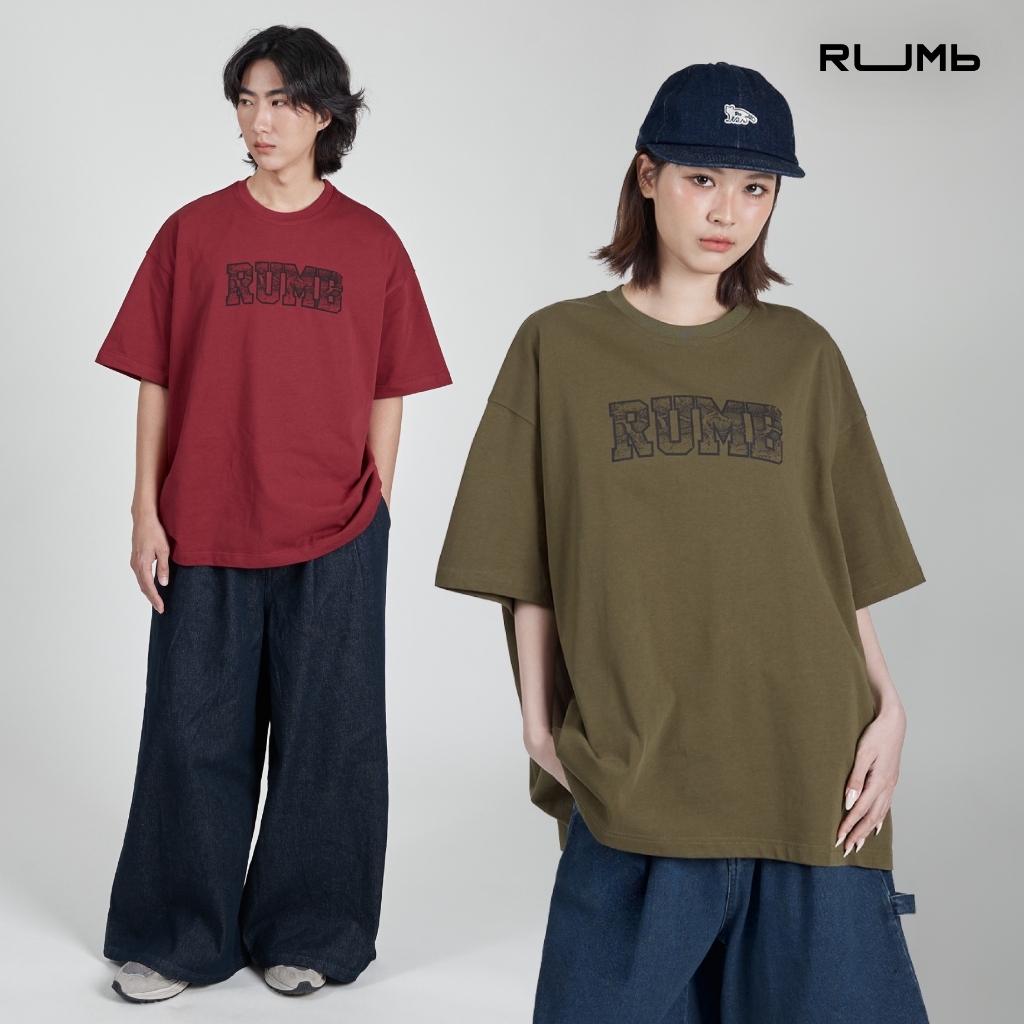 RUMb - เสื้อยืด Oversize รุ่น SHEDSKIN TEE - Col. REBORN
