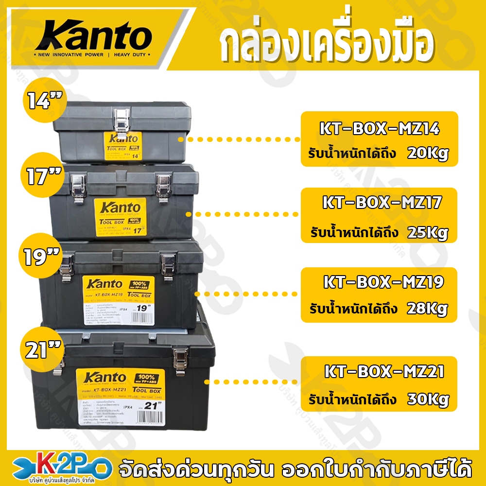 Kanto กล่องเครื่องมือช่าง 4ชิ้น รุ่น KT-BOX-MZ4IN1 กล่องเครื่องมือ ขนาด ...
