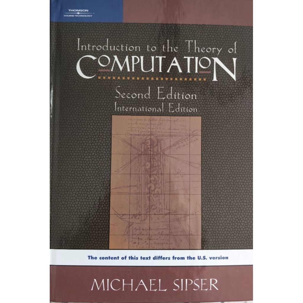 Introduction to the Theory of Computation Michel Sipser หนังสือภาษา ...