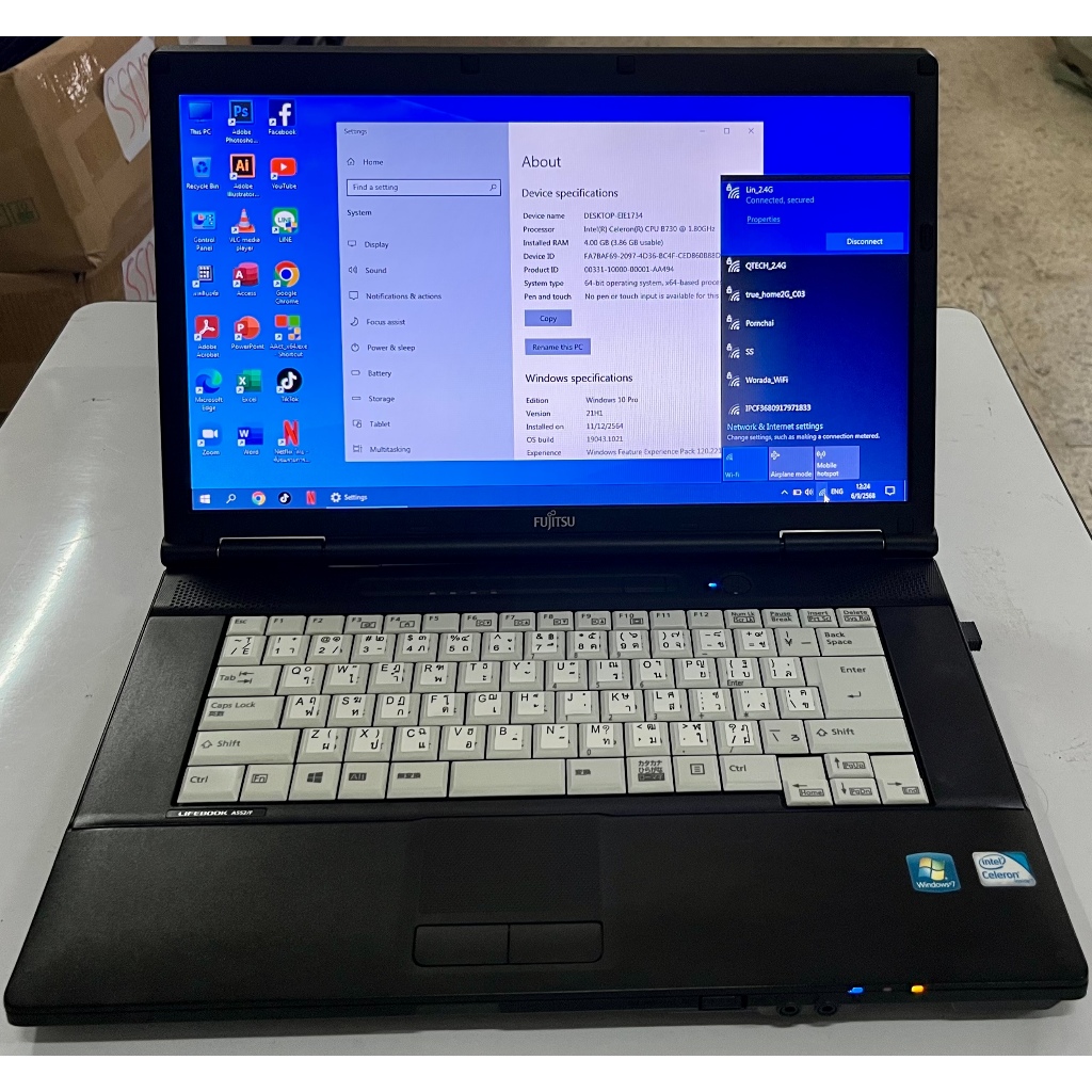 富士通(Fujitsu)LifeBook A552/F LIFEBOOK A 富士通 A552/F(FMVNA7FE) Celeron B730 1.8GHz 4GB 新品