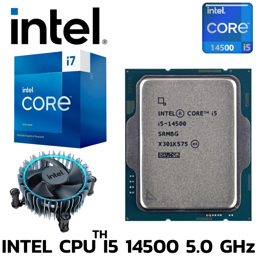 CPU (ซีพียู) INTEL CORE I5-14500 - 14C 20T 1.9-5.0GHz (INTEL