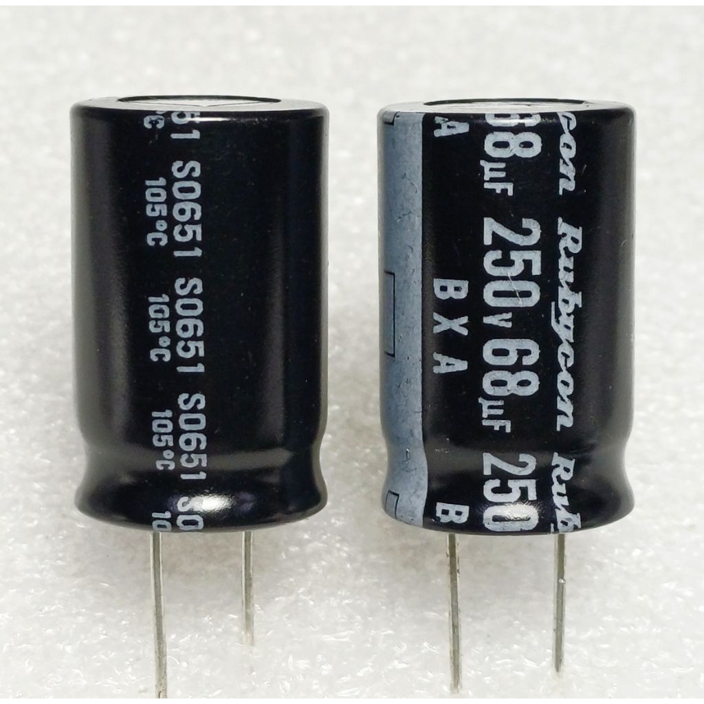 Rubycon BXA 68uf 250v capacitor ตัวเก็บประจุ คาปาซิเตอร์ | Shopee Thailand