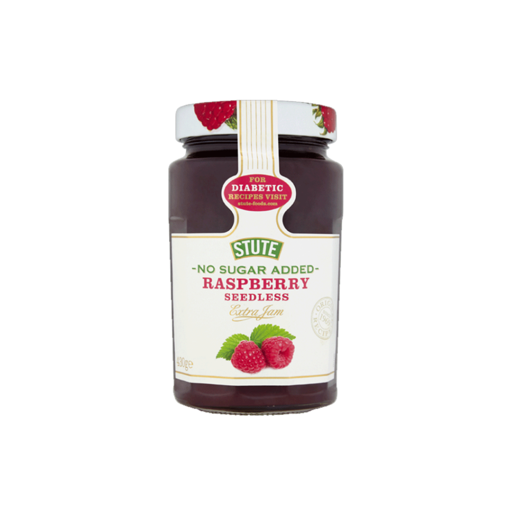 Stute - Raspberry extra jam 430g. No sugar added แยมราสเบอร์รี่ สูตร ...