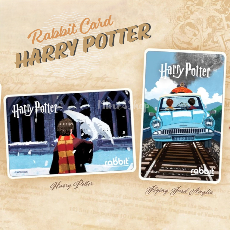 [พร้อมส่ง]⚡บัตรแรบบิท ลาย Harry Potter - Rabbit Card สำหรับบุคคลทั่วไป ...