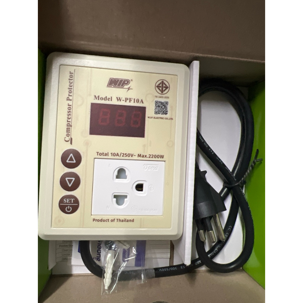 WIP(W-PF10A),(W-PF16A)เครี่องป้องกันไฟกระชาก/ไฟตก(COMPRESSOR PROTECTOR ...
