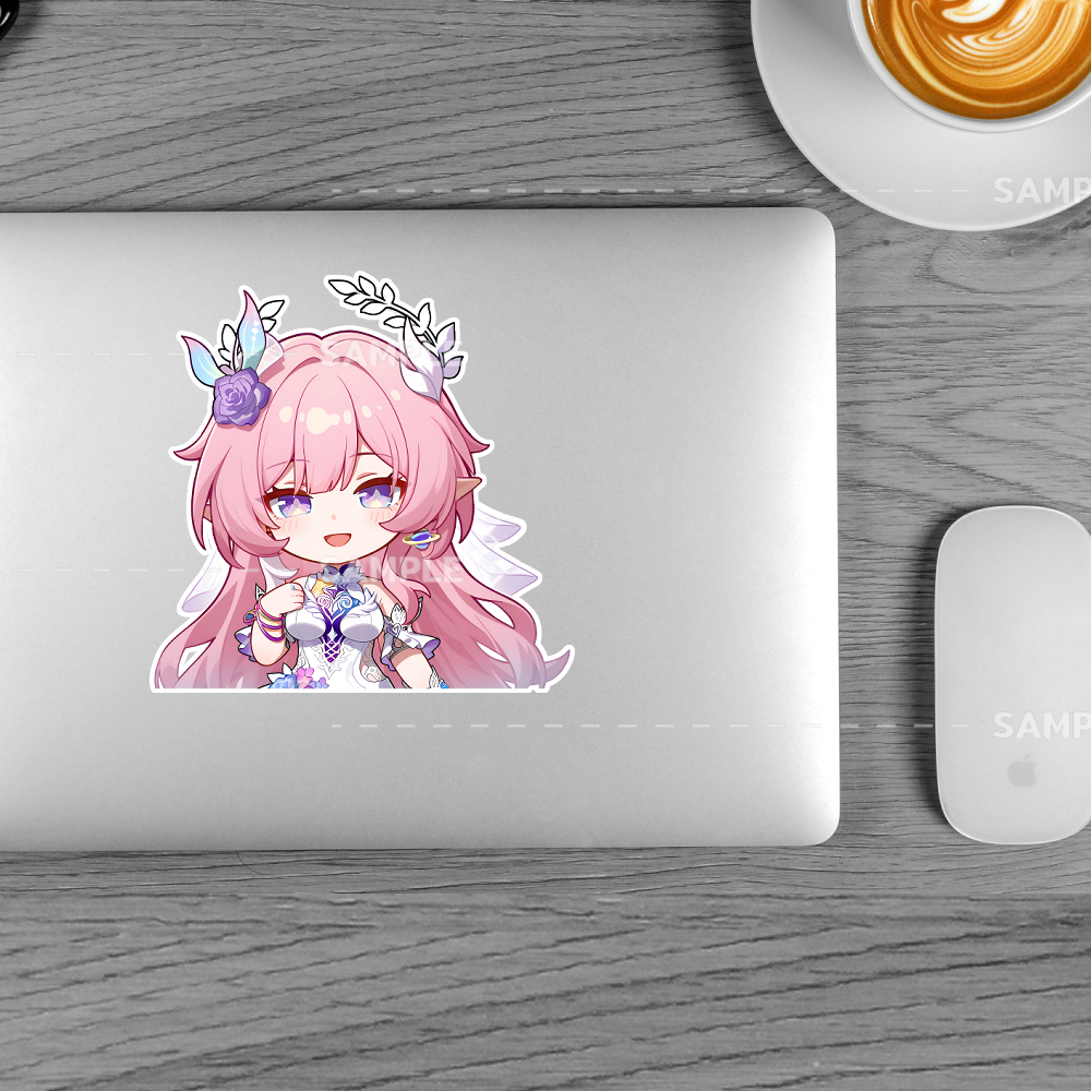cyrene chibi honkai star rail สติ๊กเกอร์ 2 แผ่น ไซรีน cyrene star rail ...