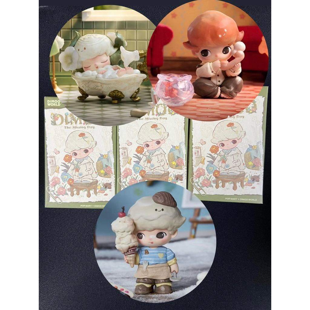 ป้ายเหลือง ไม่แกะกล่อง DIMOO The Missing Day Series | Shopee Thailand