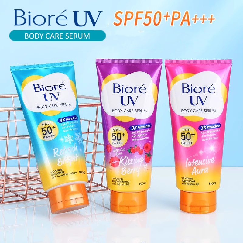 Biore UV Anti-Pollution Body Care บิโอเร ครีมกันแดดสำหรับผิวกาย 150ml