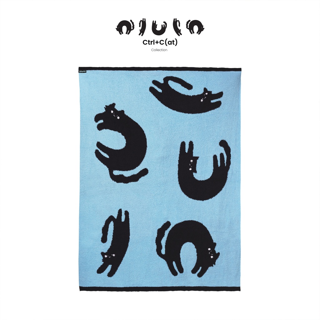 olulo Ctrl+C(at) - Blanket ผ้าห่มทอลายแมวขนาดใหญ่ | Shopee Thailand