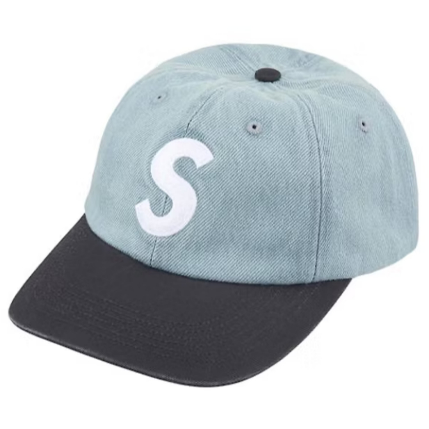 SUP PIGMENT COATED 2-TONE S LOGO 6-PANEL FW25H21