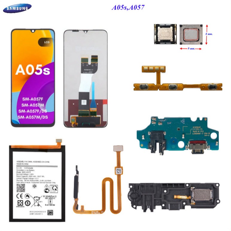อะไหล่มือถือ Samsung A05s,A057/สายแพร/ลำโพงหูฟัง/กระดิ่งเสียงเรียกเข้า ...