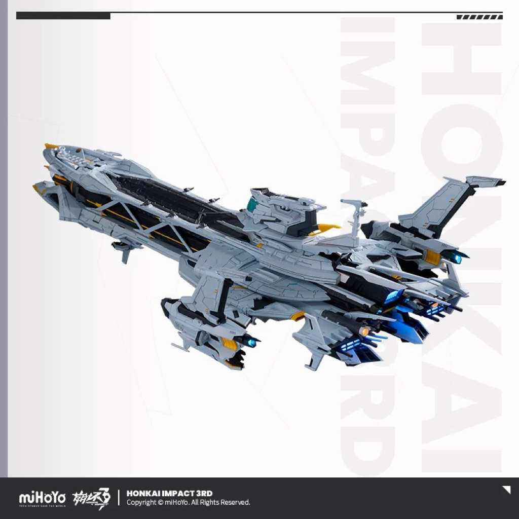 ยาน Hyperion สเกล 1/2000 figure Honkai impact 3 ฟิกเกอร์ ฮงไค อิมแพ็ค ...