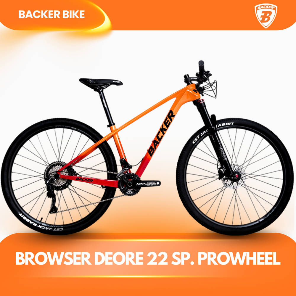 จักรยานเสือภูเขา วงล้อ 29 นิ้ว Backer รุ่น Browser ชุดขับ Shimano Deore ...