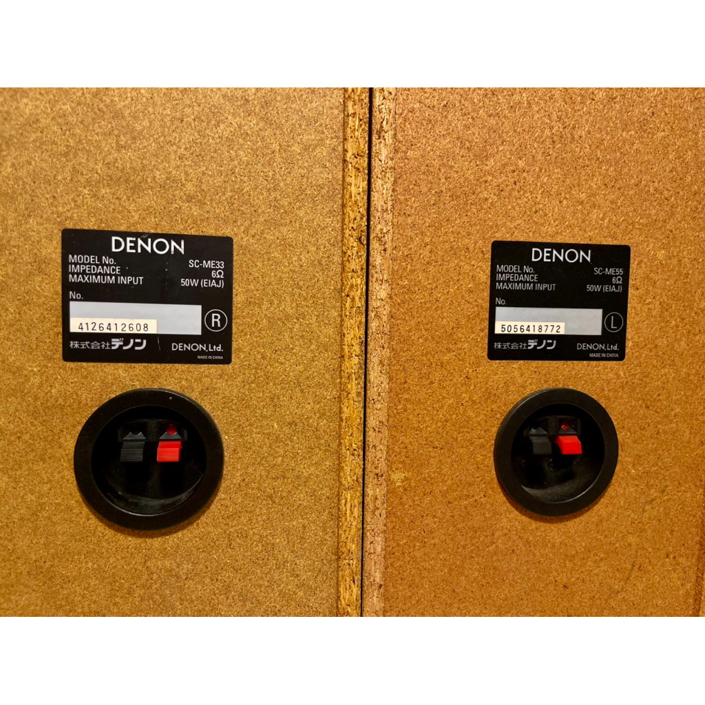 S-01-131125 DENON SC-ME55 ลำโพงมือสองจากประเทศญี่ปุ่น Woofer 5.5