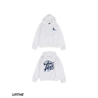 URTHE - เสื้อฮู้ดดี้ Oversize รุ่น DEEPER WHALE