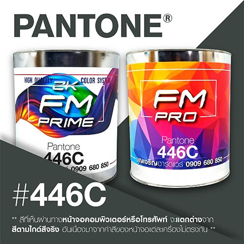 (ราคาต่อลิตร) สี PANTONE 446 C / PMS 446 C | Shopee Thailand