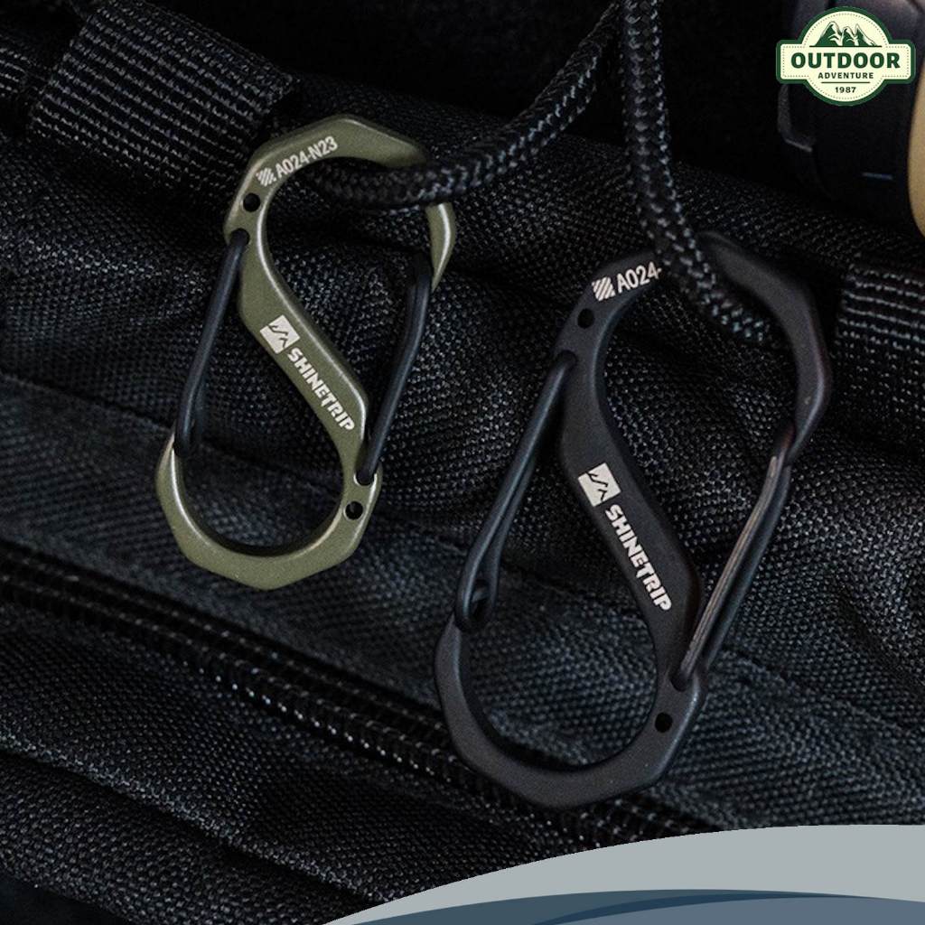 ShineTrip คาราบิเนอร์อลูมิเนียมเอนกประสงค์ tactical style buckle ...