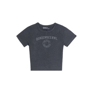 Crop RDY x NWL Gray / เสื้อครอป