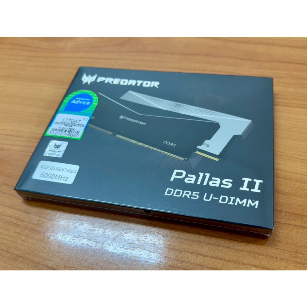 RAM DDR5 PREDATOR PREDATOR Pallas II BLACK 32GB BUS 6000 (16GBX2) มือ1 ...