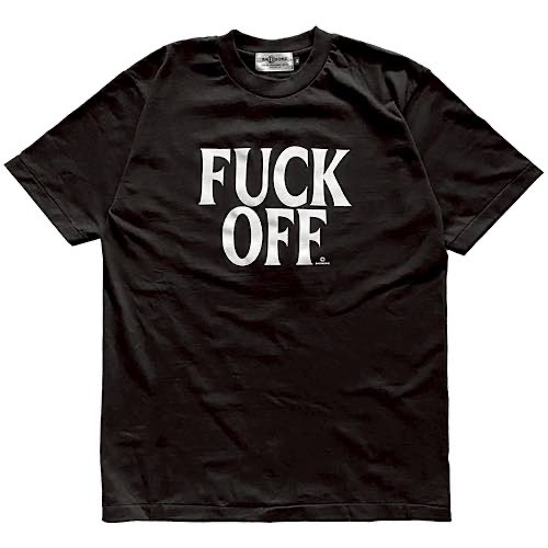 BADBONE F OFF TEE - black