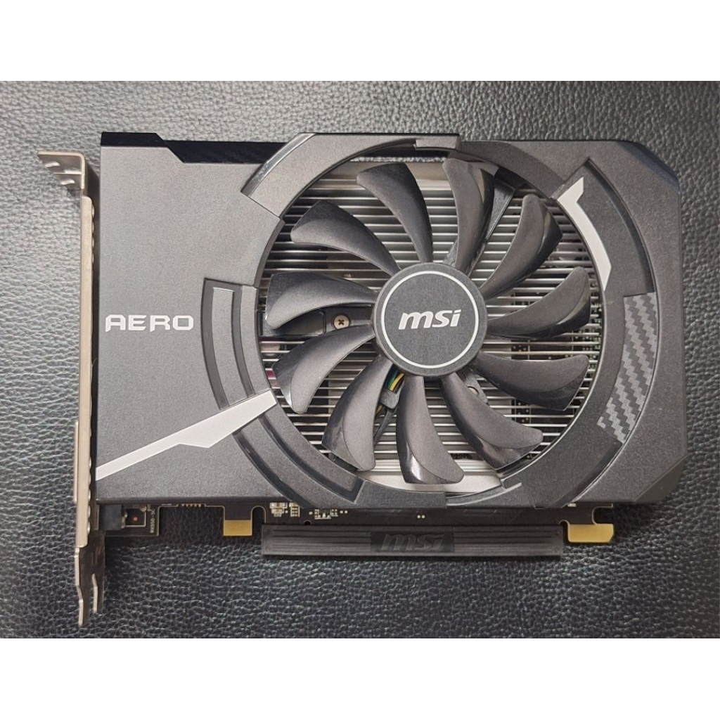 การ์ดจอมือ ️MSI Radeon RX 550 AERO ITX 4G OC สภาพดี | Shopee Thailand