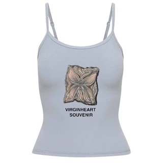 VGH MUSEUM SOUVENIR BUTTERFLY CAMI TOP - GREY