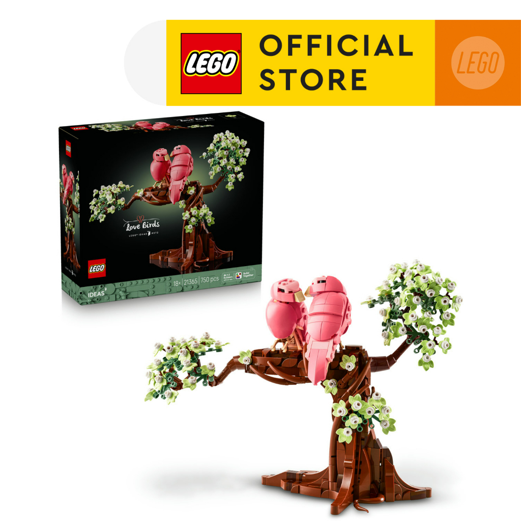 LEGO Ideas 21365 Love Birds Building Set - Bird Decor (750Pcs ...