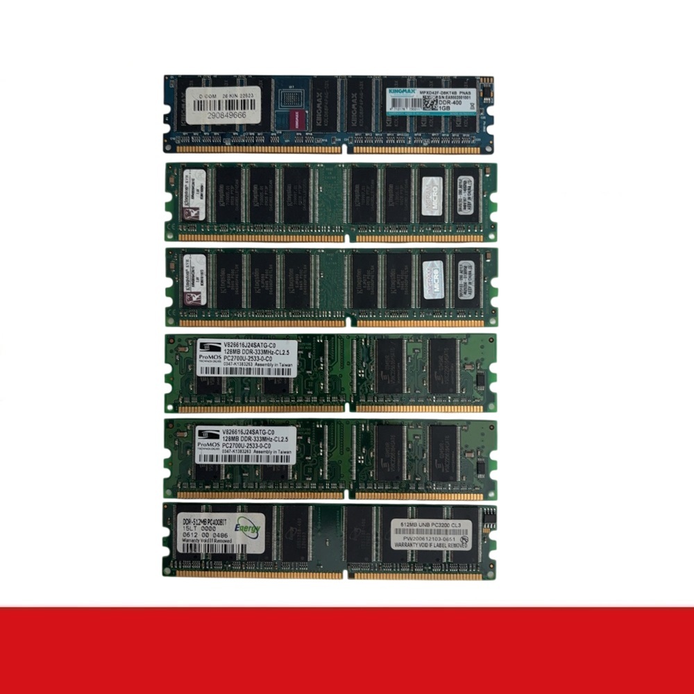 Ram DDR bus 333 mhz 128MB , bus 400 mhz 256MB 512MB 1GB แรม | Shopee ...