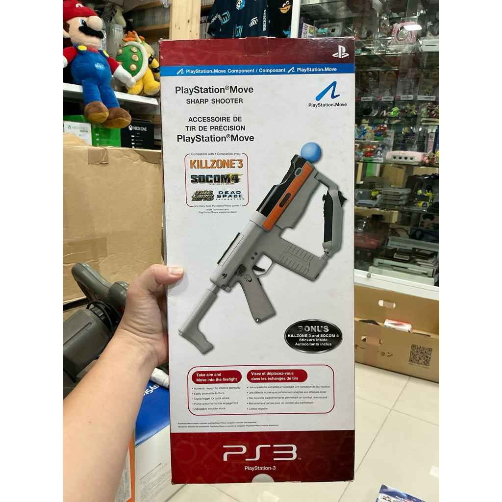 PS3 Playstation Move Gun รวมโพส ปืน สำหรับ PS Move Gun Attachment ...