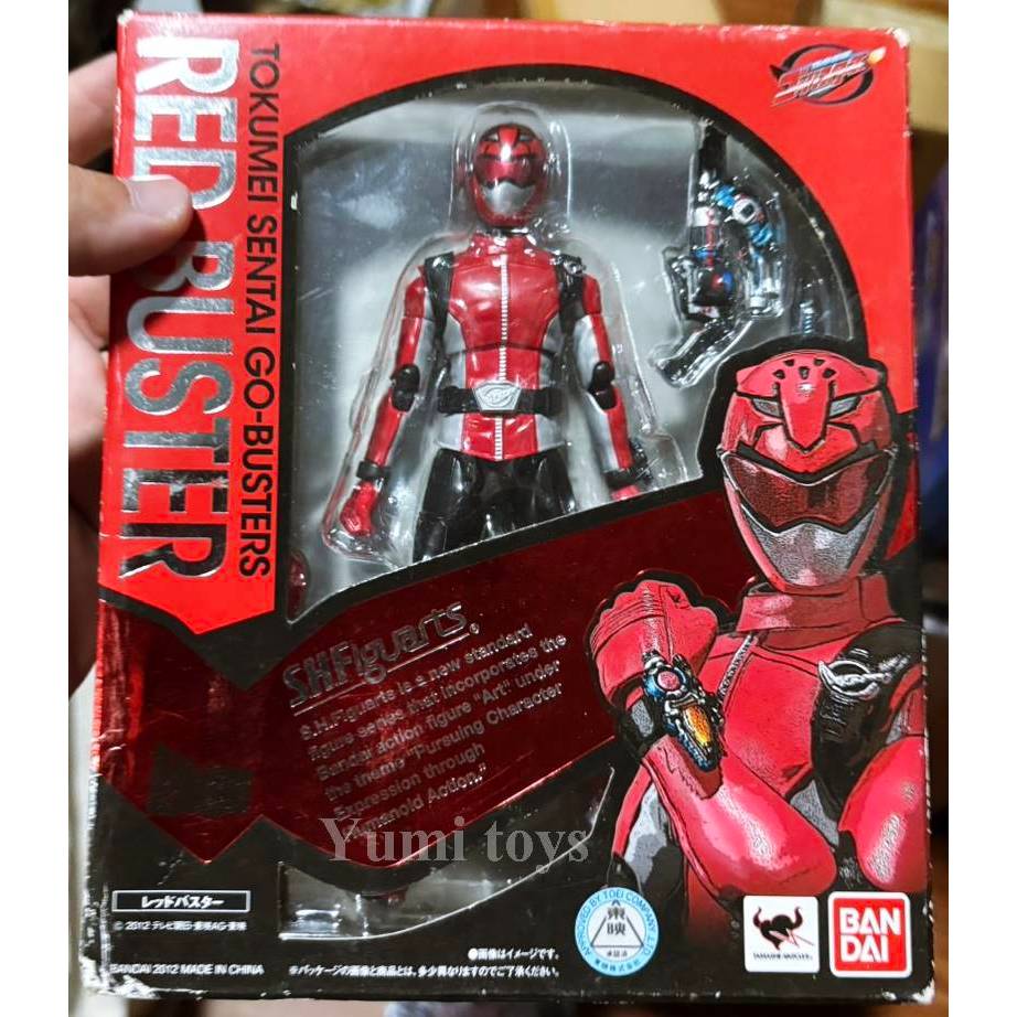 S.H.Figuarts Tokumei Sentai Go Busters Red Buster มือ1 เเท้ (พร้อมส่ง ...
